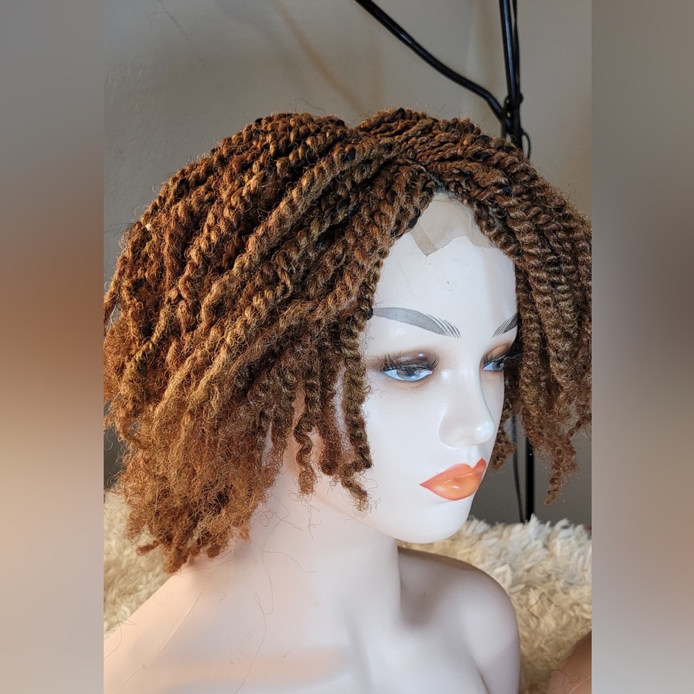 Curly Brown Wig for Women